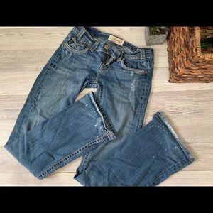 Women’s MEk distressed denim